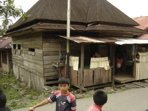 Syaweli's house in a small village in West Sumatra.